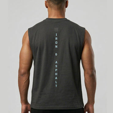 Urban Rider Boxy Edition Muscle Top- Sky Asphalt