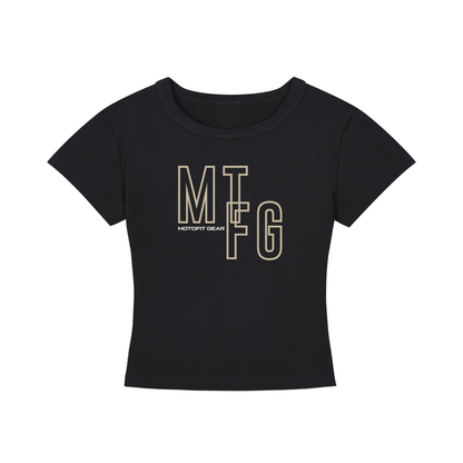 Fit Biker Girl Cropped T-Shirt