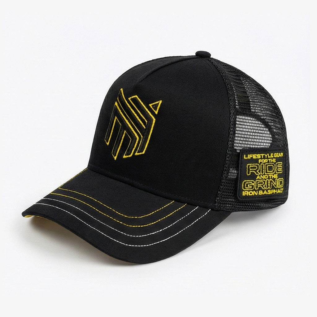 MOTOFIT Iron & Asphalt Lifestyle Cap-Raven