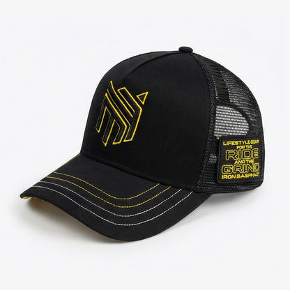 MOTOFIT Iron & Asphalt Lifestyle Cap-Raven