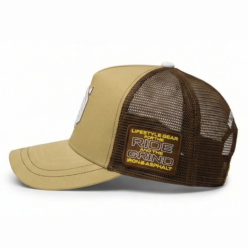 MOTOFIT Iron & Asphalt lifestyle cap-Desert