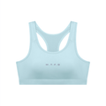 Biker Girl Cropped Sports Bra Sky
