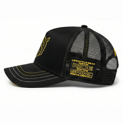 MOTOFIT Iron & Asphalt Lifestyle Cap-Raven