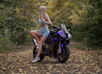 High-Waisted Biker Girl Shorts-Sky Limited