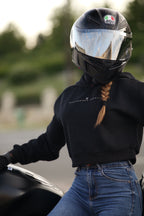Engineered Identity Essential Cropped Hoodie