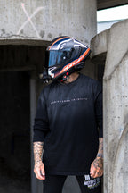 Moto Gradient Deep Washed Long Sleeve T-Shirt