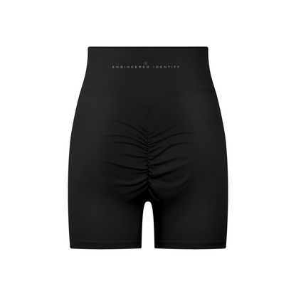 Biker Muscle High-Waisted Shorts