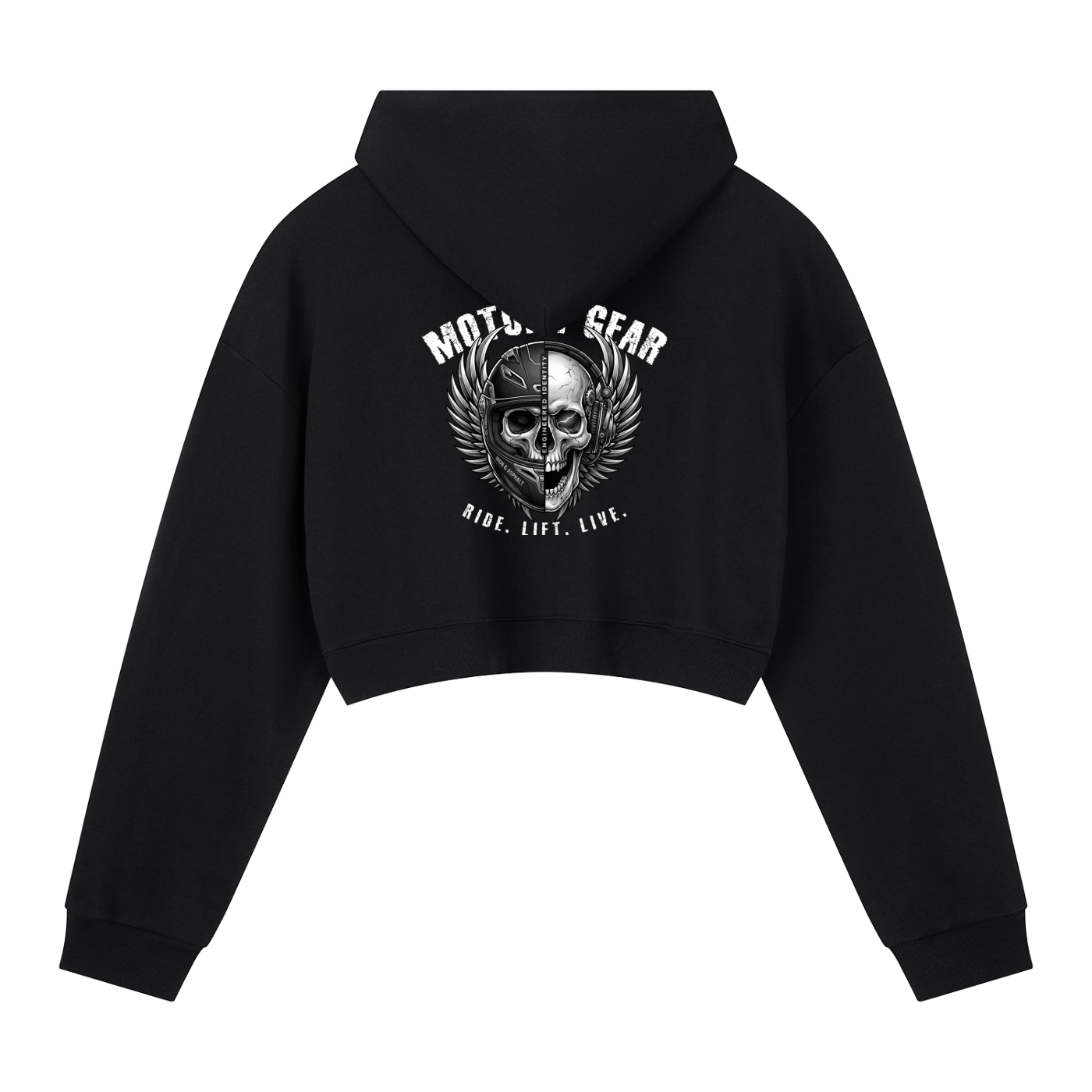 Rider Core Cropped Hoodie