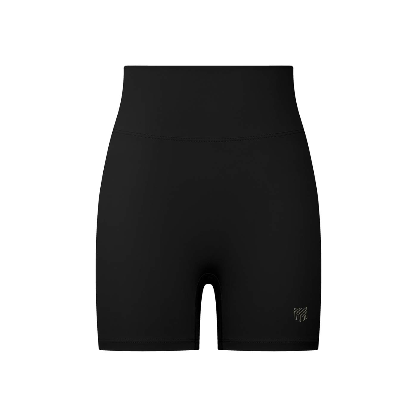 Biker Muscle High-Waisted Shorts
