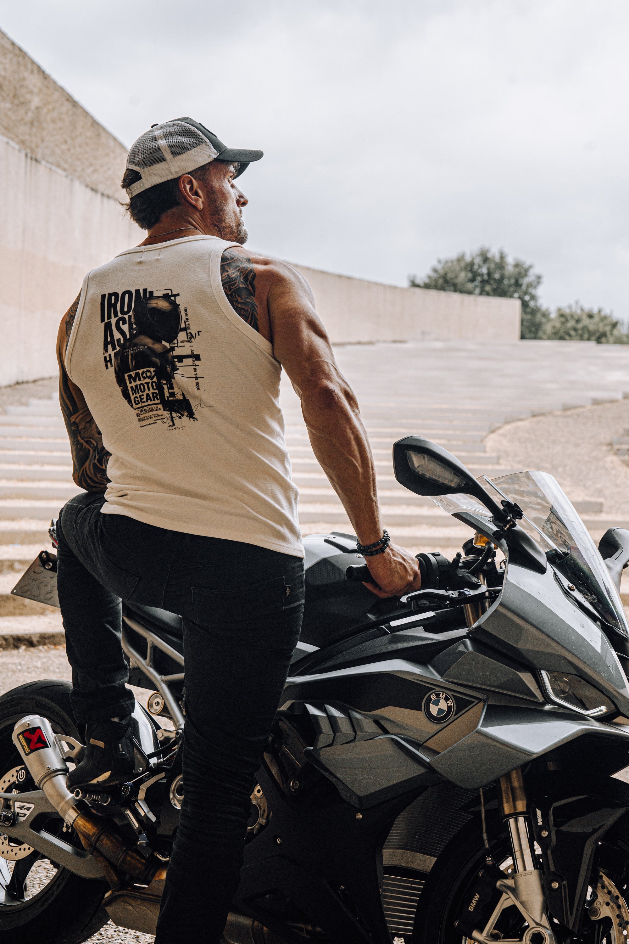 Moto Men's Heavyweight Ribbed Tank Top