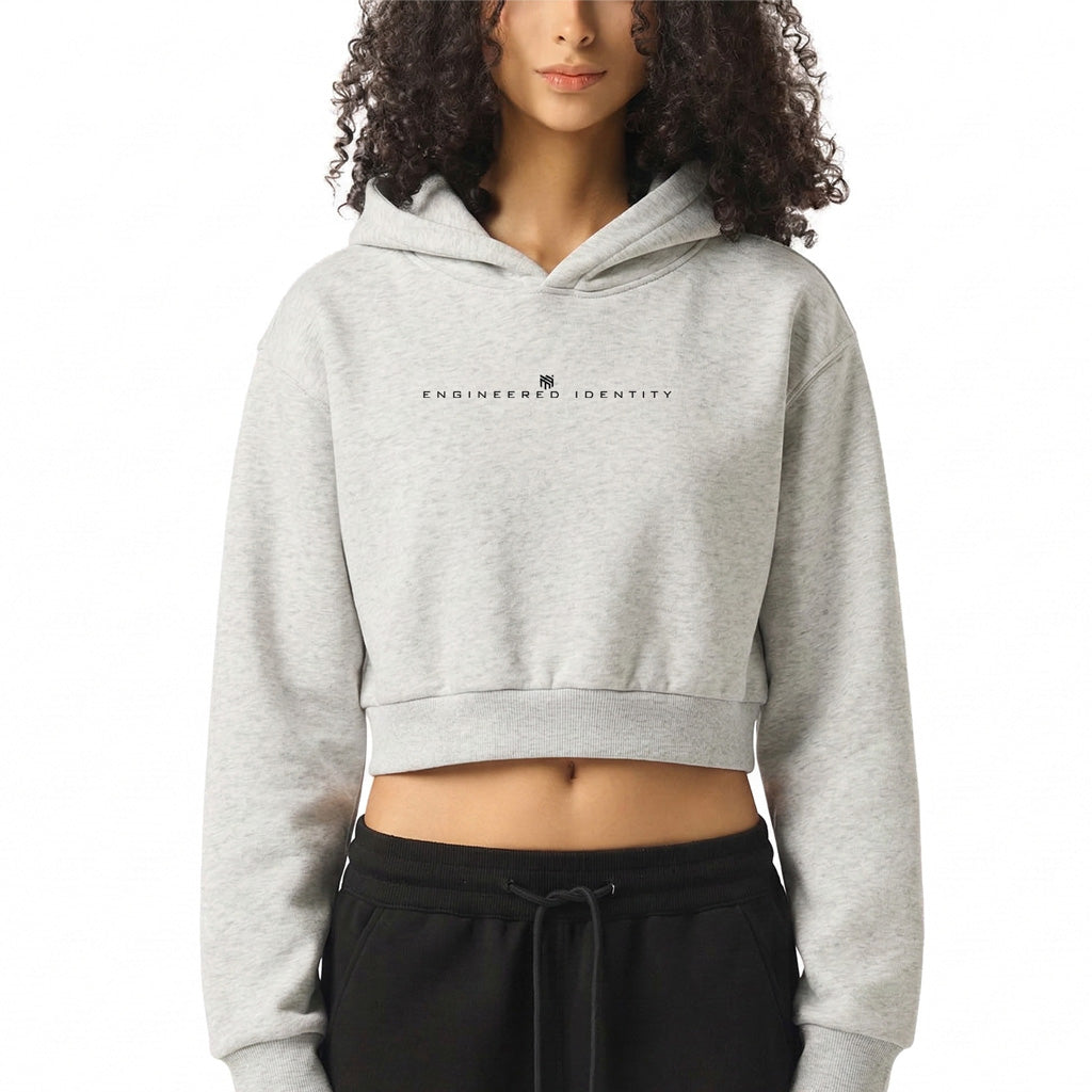 Engineered Identity Essential Cropped Hoodie
