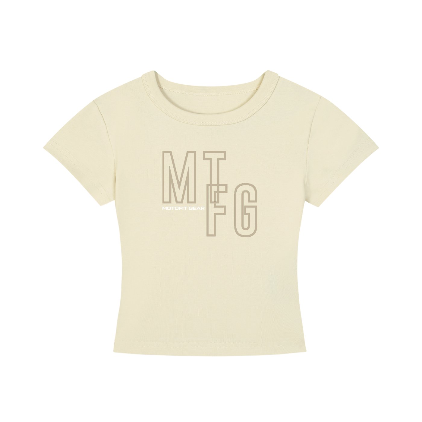Fit Biker Girl Cropped T-Shirt