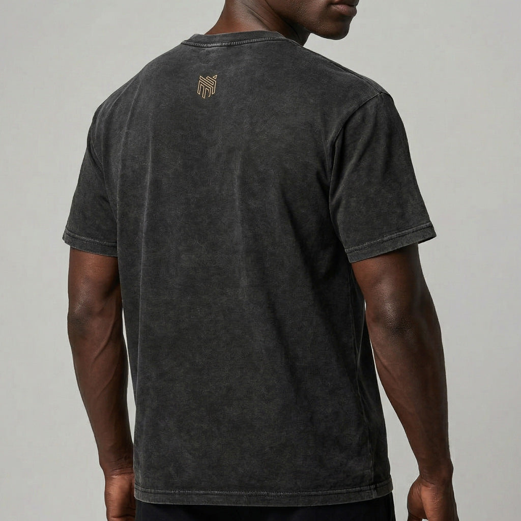 Skull Headphone Bamboo  Washed T-Shirt