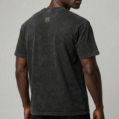 Skull Headphone Bamboo  Washed T-Shirt
