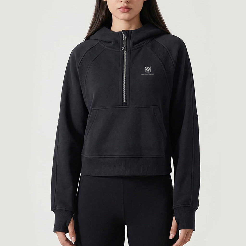 The MotoCrop Half-Zip
