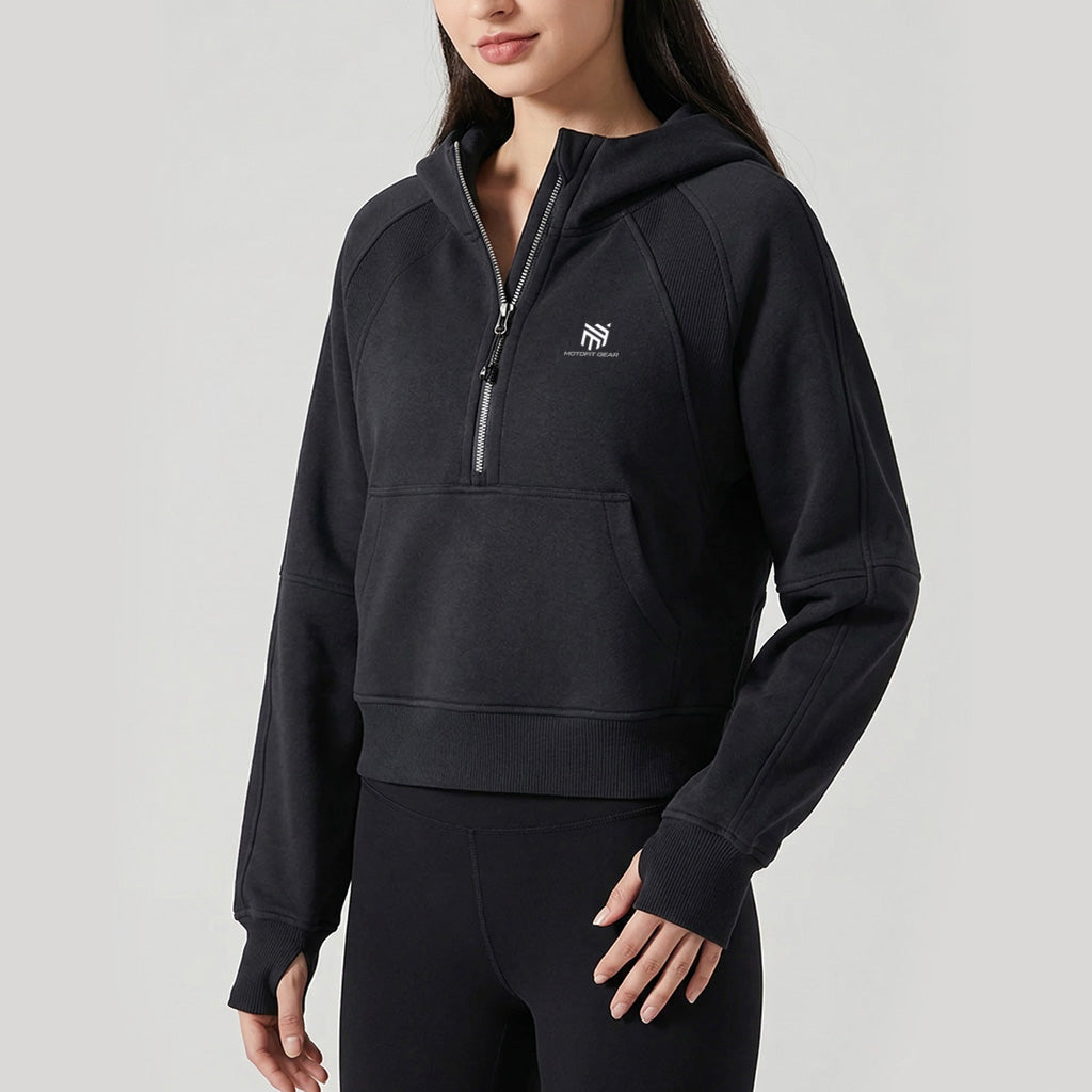 The MotoCrop Half-Zip