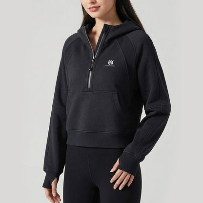 The MotoCrop Half-Zip