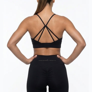 Strappy Criss Cross Motofit Sports Bra