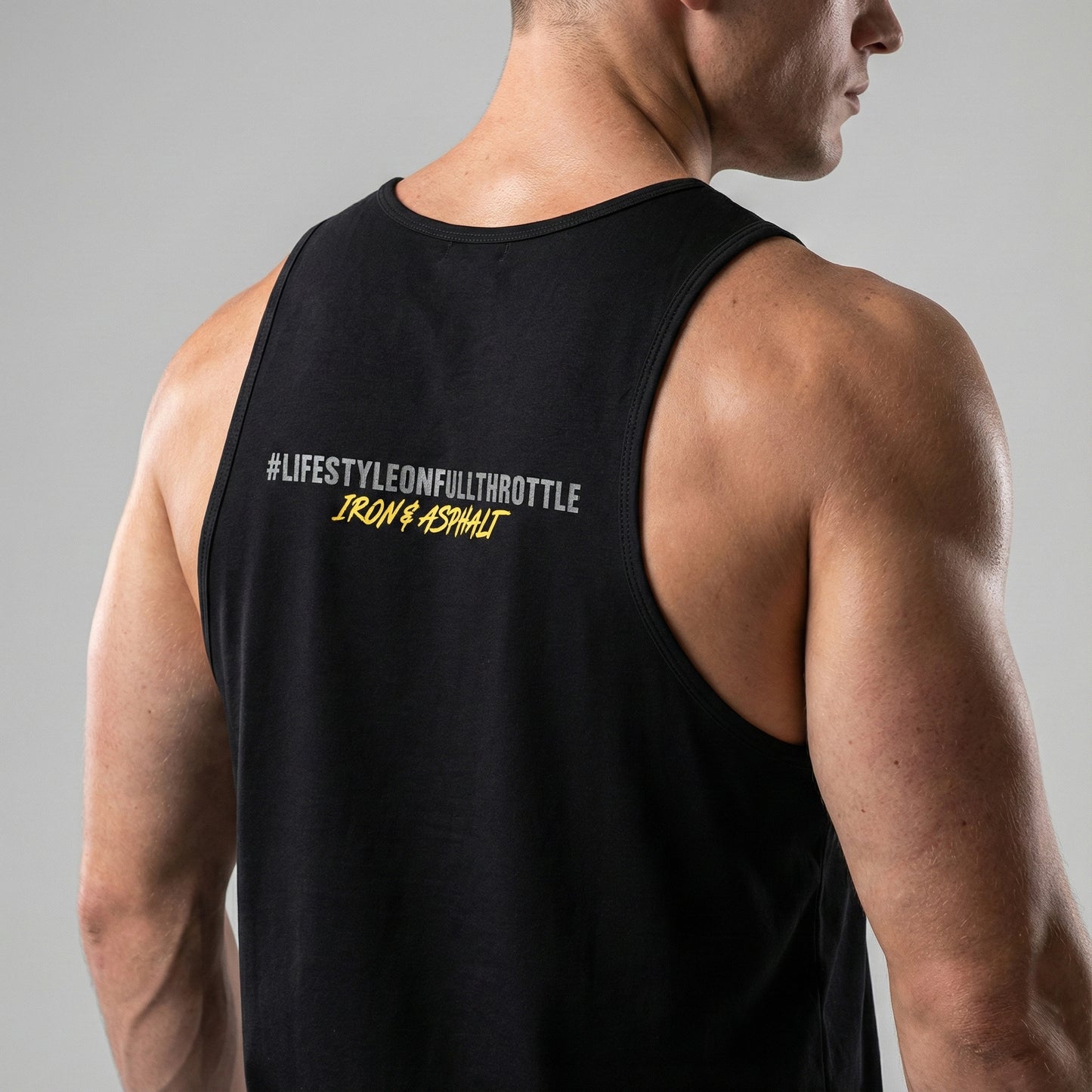 Oversized Muscle Rider Gym Tank Top