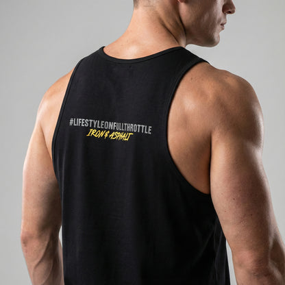 Oversized Muscle Rider Gym Tank Top