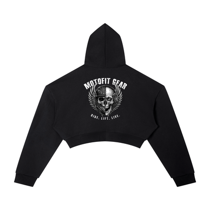 Rider Core Cropped Hoodie