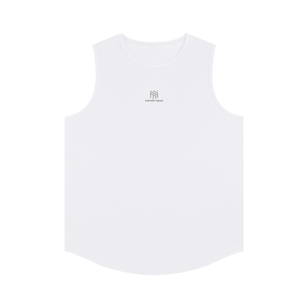 light weight jersey,gym tops,gym shirts,men workout shirts,men sleeveless,white tanktop,white jersey ,premium gym wear,style wear,rider gym wear