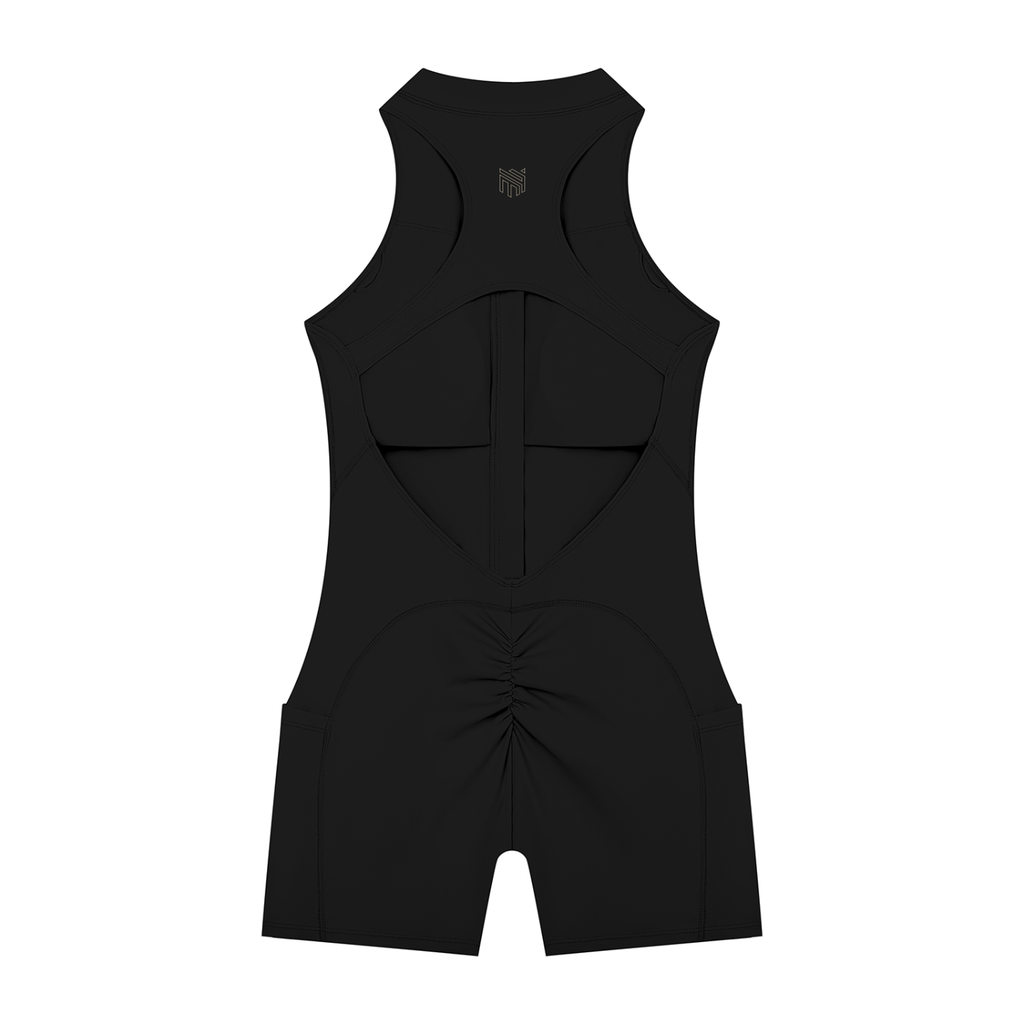 Biker Girl Quarter-Zip Form Gear-Raven