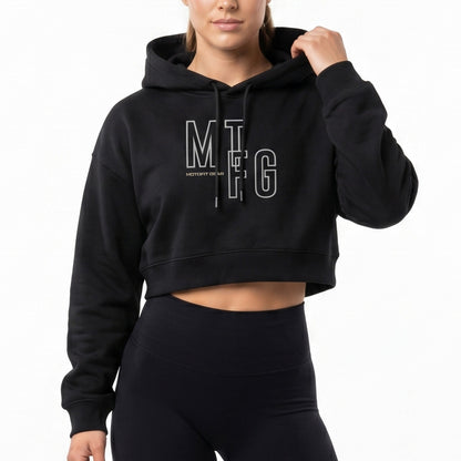 Rider Core Cropped Hoodie