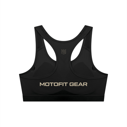 Biker Girl Cropped Sports Bra