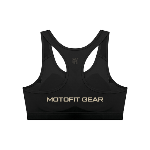 Biker Girl Cropped Sports Bra
