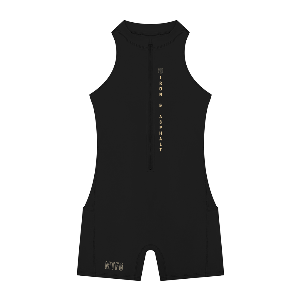 Biker Girl Quarter-Zip Form Gear-Raven