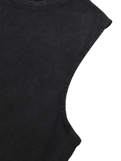 washed tanktop,washed muscle top,culture of grit,SkullMoto Sleeveless,motorcycle fitness clothing,gym tops,swag rider tops