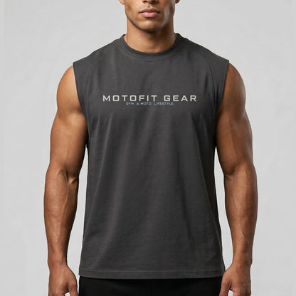 Urban Rider Boxy Edition Muscle Top- Sky Asphalt