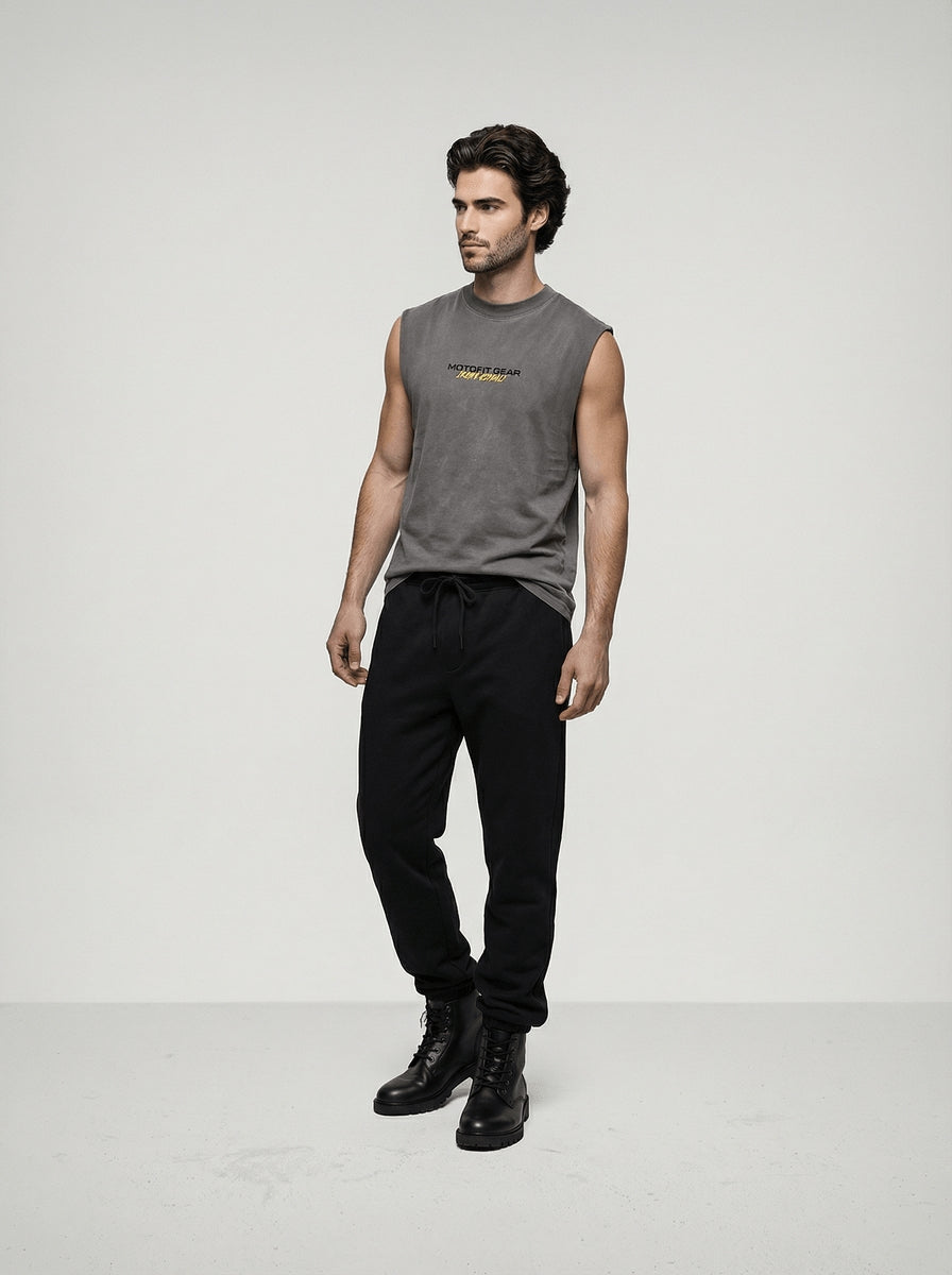 Iron & Asphalt Reverse Washed Muscle Top-Limited Edition