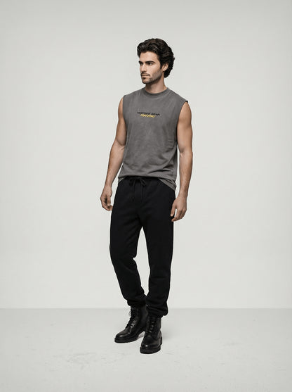 Iron & Asphalt Reverse Washed Muscle Top-Limited Edition