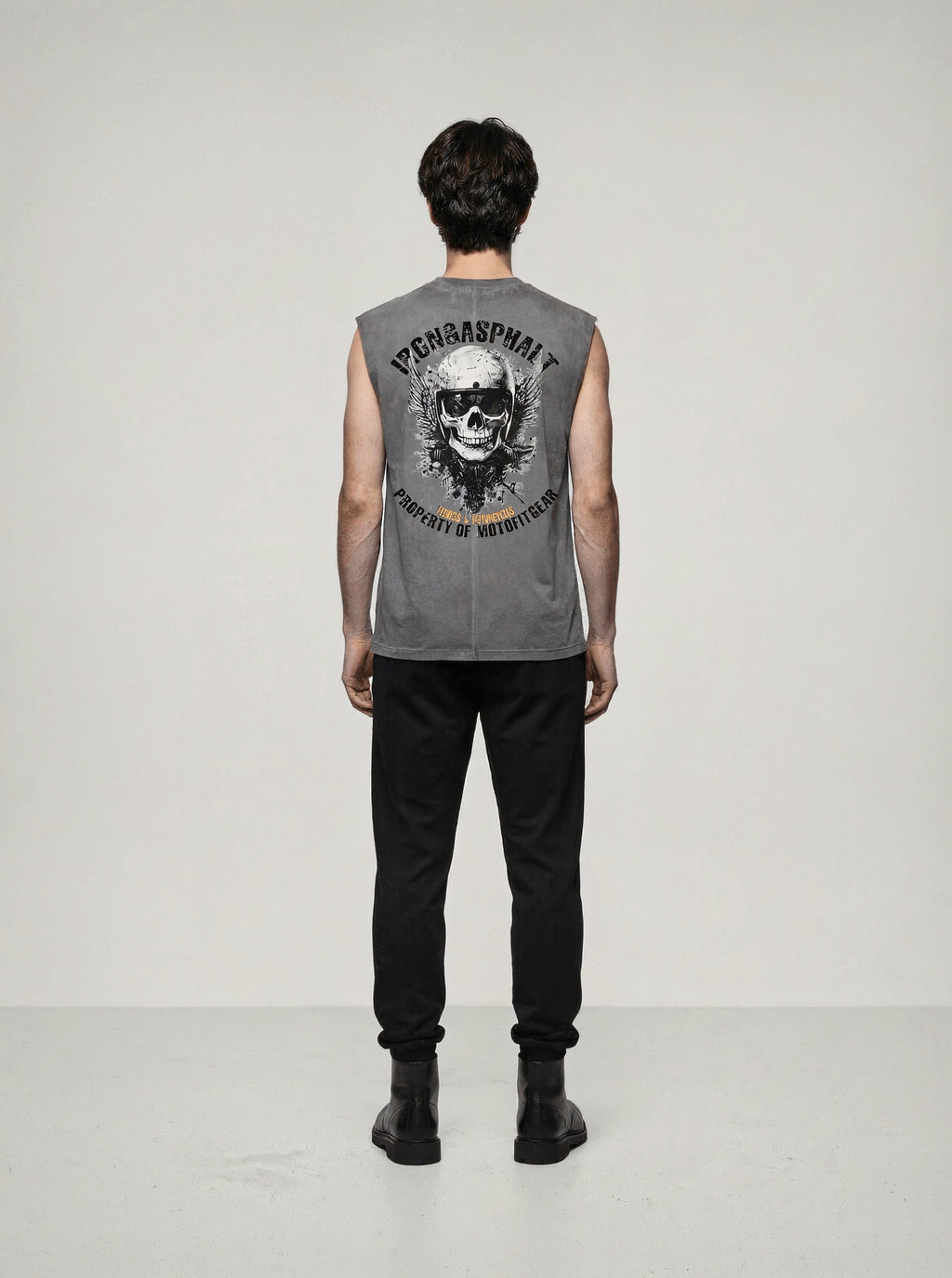 Iron & Asphalt Reverse Washed Muscle Top-Limited Edition