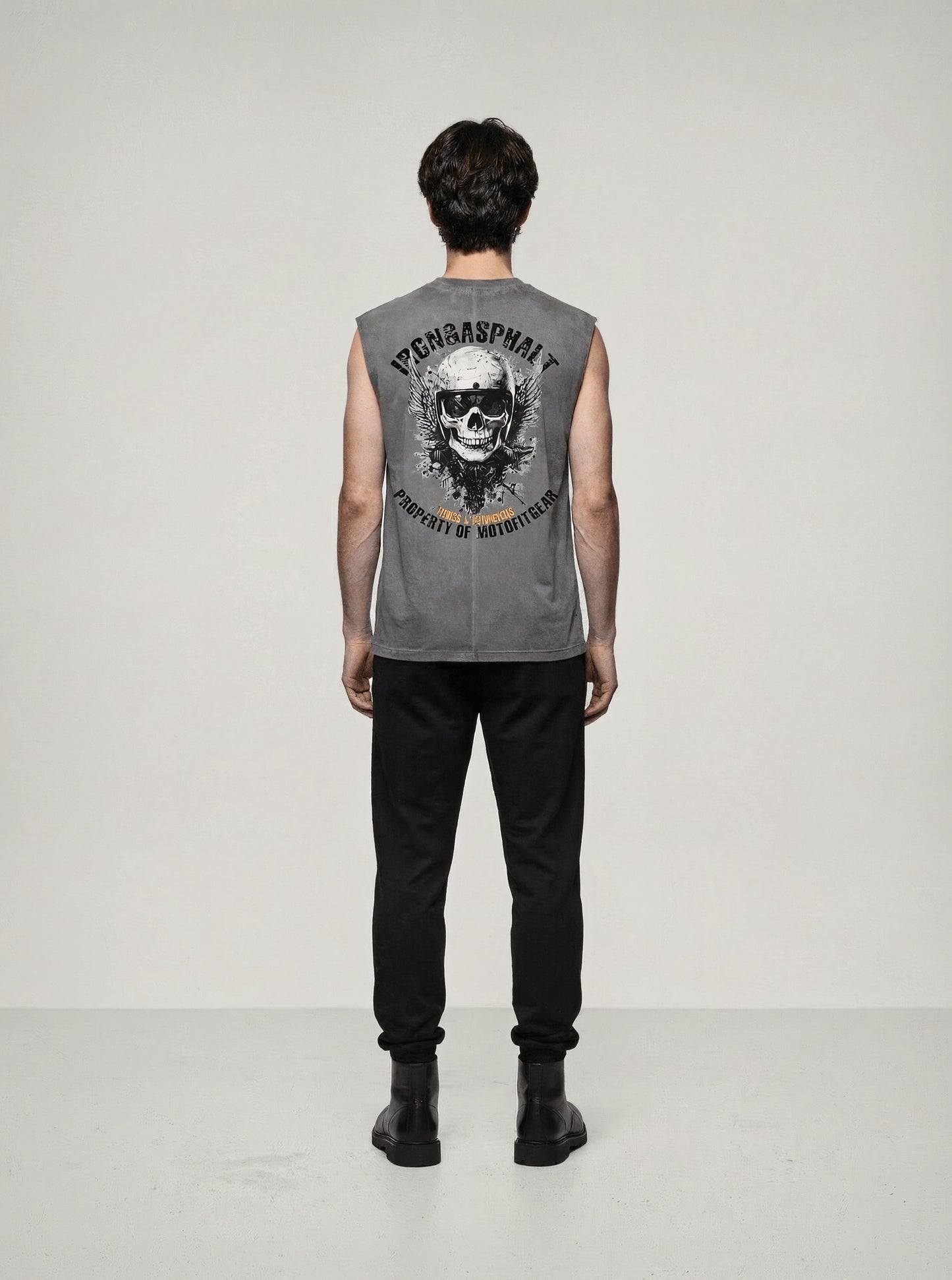Iron & Asphalt Reverse Washed Muscle Top-Limited Edition