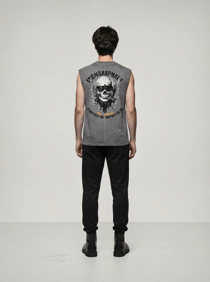 Iron & Asphalt Reverse Washed Muscle Top-Limited Edition